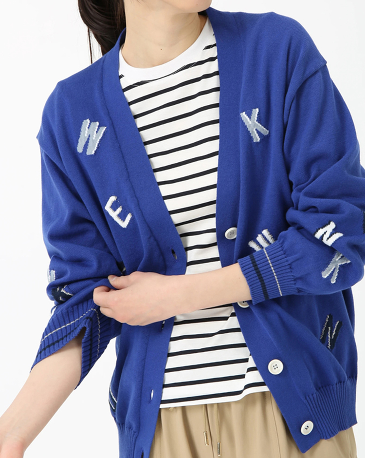 ロゴインターシャカーディガン
￥42,900（税込）
52423 #35