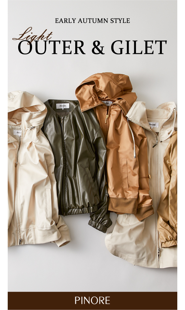 ピノーレ（PINORE） Light OUTER and GILET