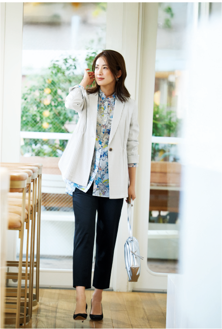 Style04 美シルエットを追求したコンパクトなテーラードジャケット