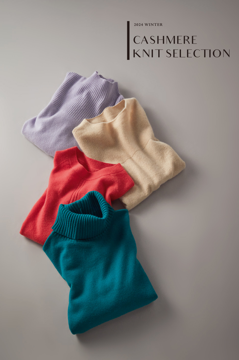 PINORE 2024 WINTER CASHMERE KNIT SELECTION