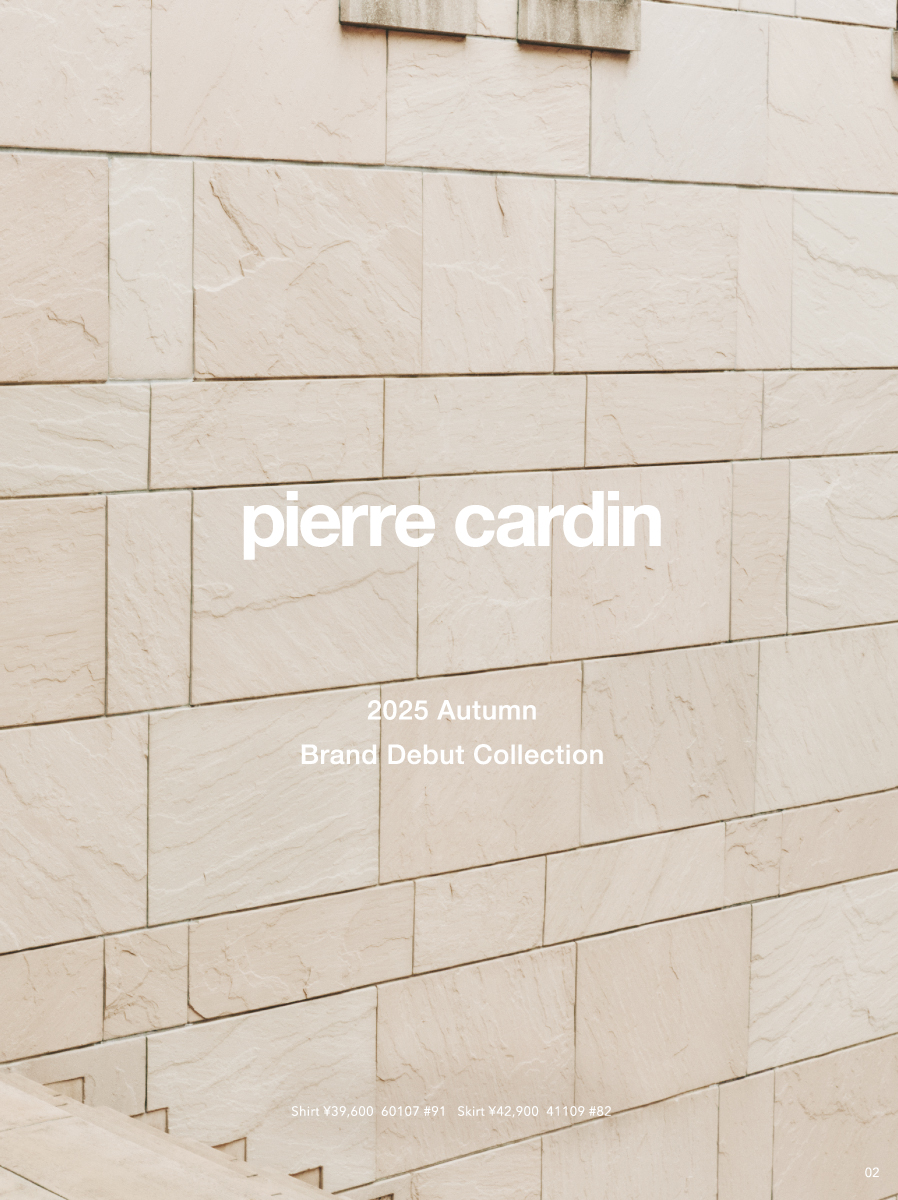 pierre cardin 2025 Autumn Brand Debut Collecton